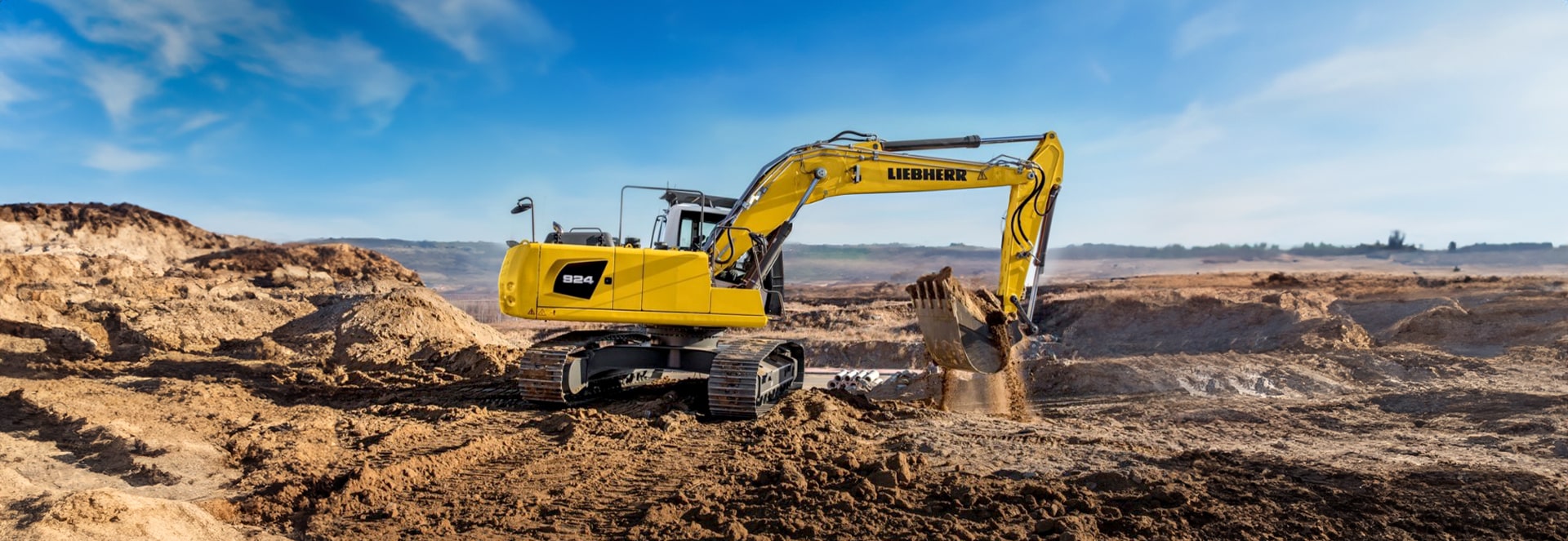 The Liebherr R924 Crawler Excavator